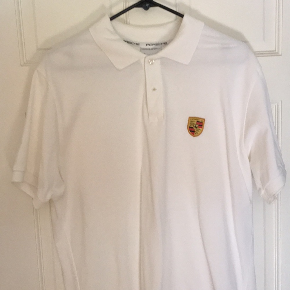 White Porsche Polo